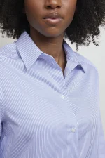 CAMICIA SOL'S NEOBLU BAPTISTE WOMEN (Blu rigato) - immagine 7