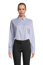 CAMICIA SOL'S NEOBLU BAPTISTE WOMEN (Blu rigato) - immagine 2